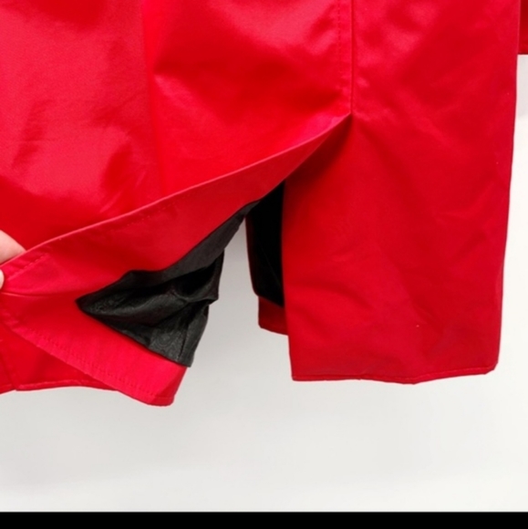 Jane Post Red Raincoat - Picture 7 of 9